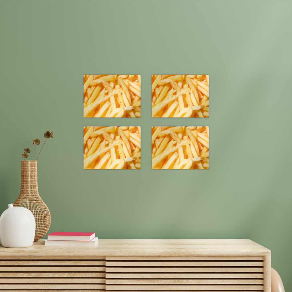 Fries Rectangle Wall Tiles Set of 4